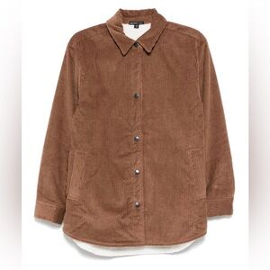 James Perse Corduroy Shirt Jacket